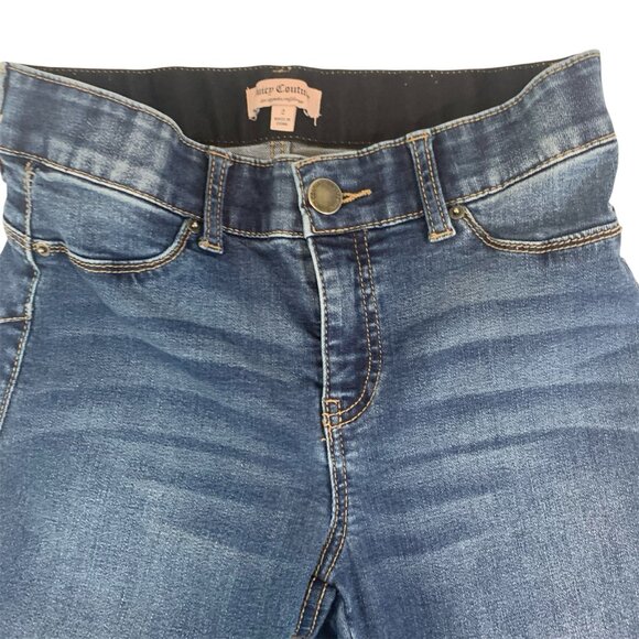 Juicy Couture Skinny Jeans Size 26 Inseam 27 Mid Rise - Picture 3 of 5